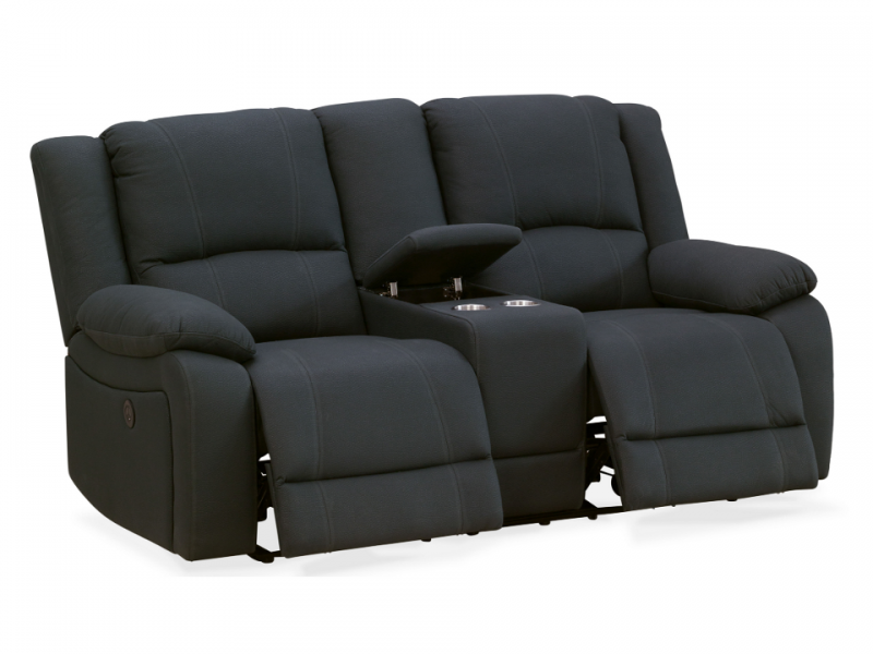 Captain Manual 2 Seater w/ Console Home Theatre Sofa VIP Furniture La